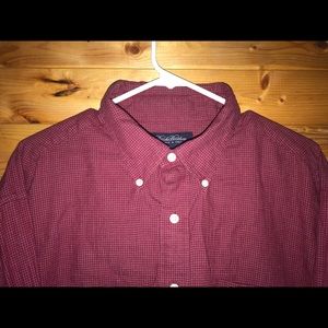 Brooks Brothers red plaid flannel dress shirt